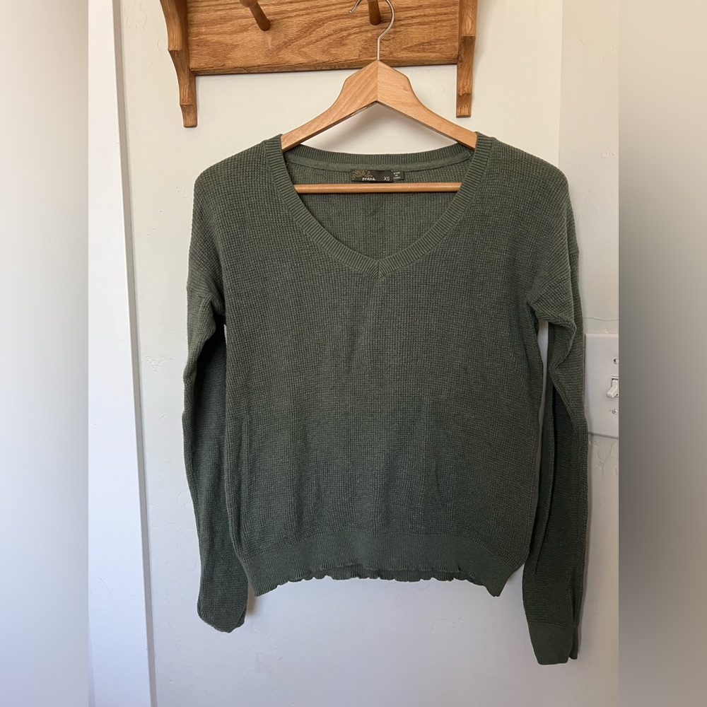 Olive Green Women's Prana Sweater